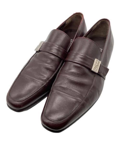 Salvatore Ferragamo（サルヴァトーレ フェラガモ）Salvatore Ferragamo (サルヴァトーレ フェラガモ) シングルモンクストラップシューズ ブラウン サイズ:SIZE 6 1/2の古着・服飾アイテム
