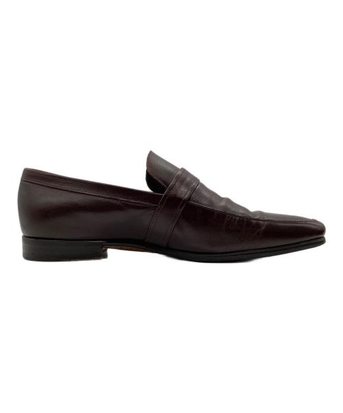 Salvatore Ferragamo（サルヴァトーレ フェラガモ）Salvatore Ferragamo (サルヴァトーレ フェラガモ) シングルモンクストラップシューズ ブラウン サイズ:SIZE 6 1/2の古着・服飾アイテム