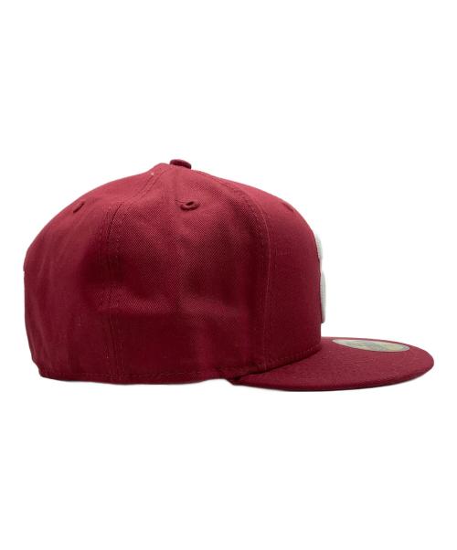 New Era（ニューエラ）New Era (ニューエラ) stussy (ステューシー) キャップ レッドの古着・服飾アイテム