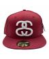 New Era (ニューエラ) stussy (ステューシー) キャップ レッド：11000円