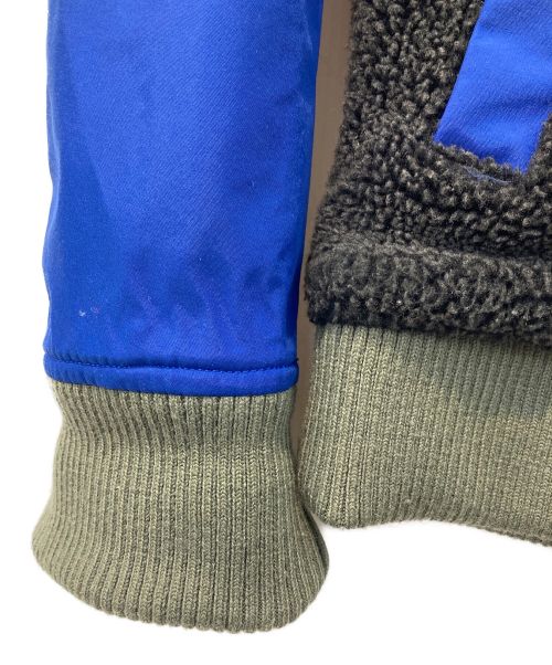 AYUITE（アユイテ）AYUITE (アユイテ) ボアジャケット ブラック×ブルー サイズ:2の古着・服飾アイテム