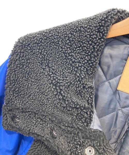 AYUITE（アユイテ）AYUITE (アユイテ) ボアジャケット ブラック×ブルー サイズ:2の古着・服飾アイテム