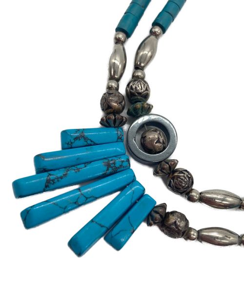 ノーブランド（ノーブランド）ノーブランド (ノーブランド) ターコイズネックレスの古着・服飾アイテム