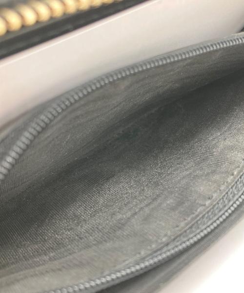 GUCCI（グッチ）GUCCI (グッチ) 長財布 マイクログッチシマ ブラックの古着・服飾アイテム