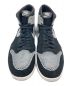 中古・古着 NIKE (ナイキ) AIR JORDAN 1 RETRO HI FLYKNIT ブラック×グレー サイズ:US9.5：5000円