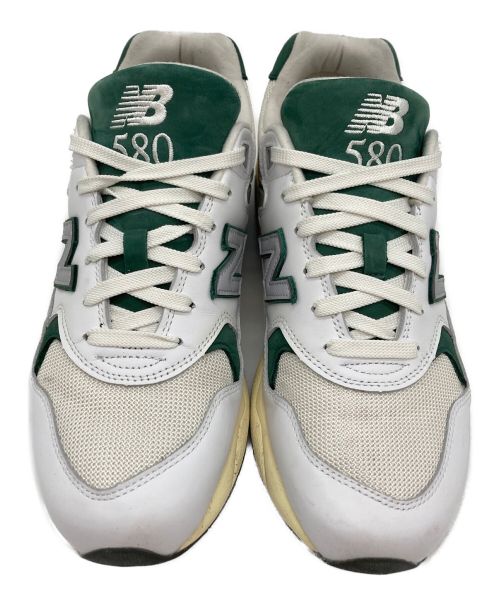 NEW BALANCE（ニューバランス）NEW BALANCE (ニューバランス) 580 RCA ホワイト×グリーン サイズ:US9.5の古着・服飾アイテム