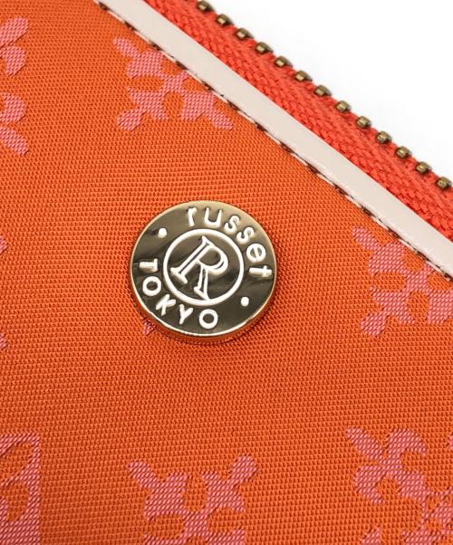 russet（ラシット）russet (ラシット) 2つ折り財布 オレンジの古着・服飾アイテム