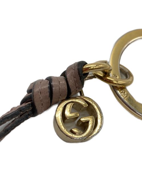 GUCCI（グッチ）GUCCI (グッチ) インターロッキングGキーリング ピンクの古着・服飾アイテム