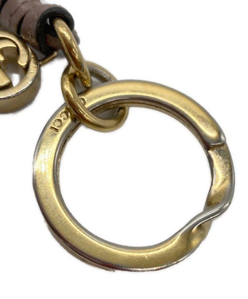 GUCCI（グッチ）GUCCI (グッチ) インターロッキングGキーリング ピンクの古着・服飾アイテム