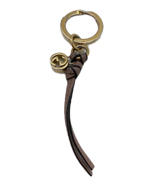 GUCCI（グッチ）GUCCI (グッチ) インターロッキングGキーリング ピンクの古着・服飾アイテム