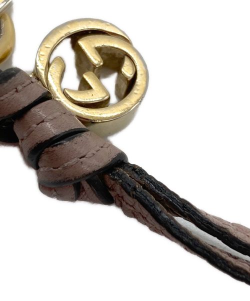 GUCCI（グッチ）GUCCI (グッチ) インターロッキングGキーリング ピンクの古着・服飾アイテム