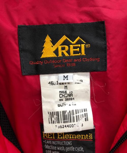 REI ELEMENTS（レイ エレメンツ）REI ELEMENTS (レイ エレメンツ) ナイロンセットアップ レッド×ブラック サイズ:Mの古着・服飾アイテム