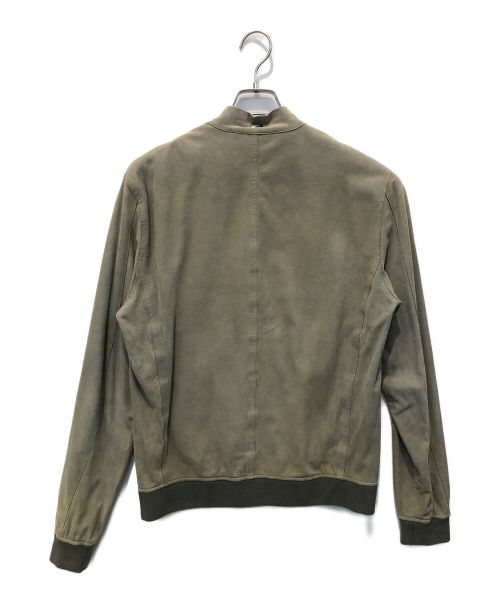 HERNO（ヘルノ）HERNO (ヘルノ) スエードレザーブルゾン ベージュ サイズ:46の古着・服飾アイテム