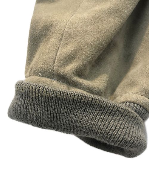 HERNO（ヘルノ）HERNO (ヘルノ) スエードレザーブルゾン ベージュ サイズ:46の古着・服飾アイテム
