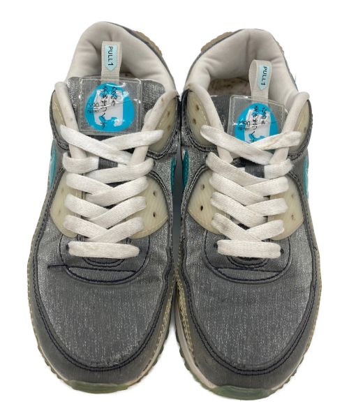 NIKE（ナイキ）NIKE (ナイキ) AIR MAX 90 SE グレー×スカイブルー サイズ:US5の古着・服飾アイテム
