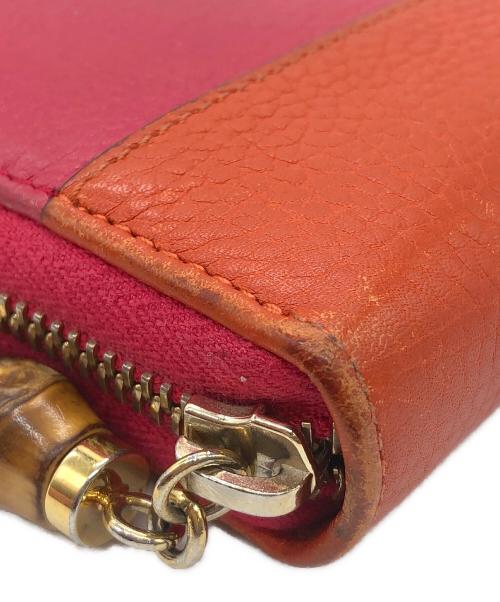 GUCCI（グッチ）GUCCI (グッチ) バンブー ピンク×オレンジの古着・服飾アイテム