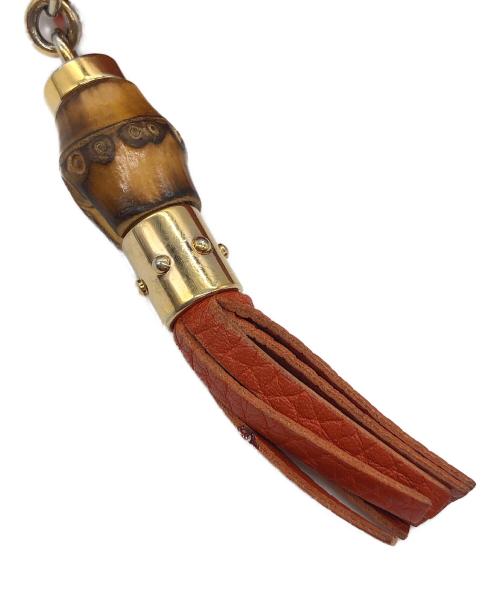 GUCCI（グッチ）GUCCI (グッチ) バンブー ピンク×オレンジの古着・服飾アイテム