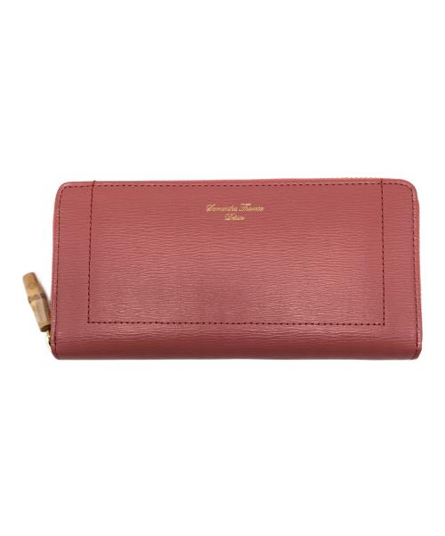 Samantha Thavasa Deluxe（サマンサタバサ デラックス）Samantha Thavasa Deluxe (サマンサタバサ デラックス) ラウンドファスナー長財布 コーラルピンクの古着・服飾アイテム