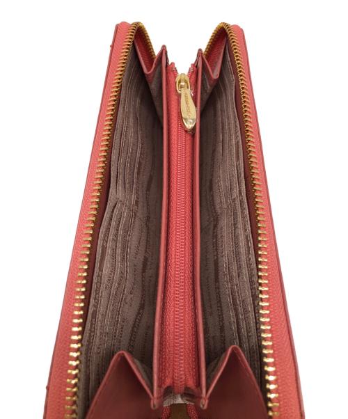 Samantha Thavasa Deluxe（サマンサタバサ デラックス）Samantha Thavasa Deluxe (サマンサタバサ デラックス) ラウンドファスナー長財布 コーラルピンクの古着・服飾アイテム