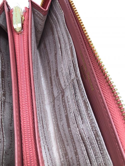 Samantha Thavasa Deluxe（サマンサタバサ デラックス）Samantha Thavasa Deluxe (サマンサタバサ デラックス) ラウンドファスナー長財布 コーラルピンクの古着・服飾アイテム