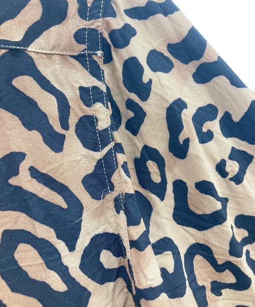 WACKO MARIA（ワコマリア）WACKO MARIA (ワコマリア) レオパードレーヨンシャツ ブラウン×ブラック サイズ:XSの古着・服飾アイテム