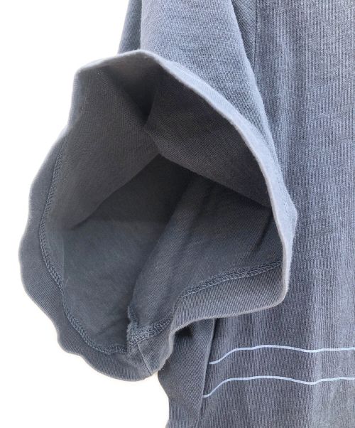 MONCLER（モンクレール）MONCLER (モンクレール) プリントTシャツ ブルー サイズ:-の古着・服飾アイテム