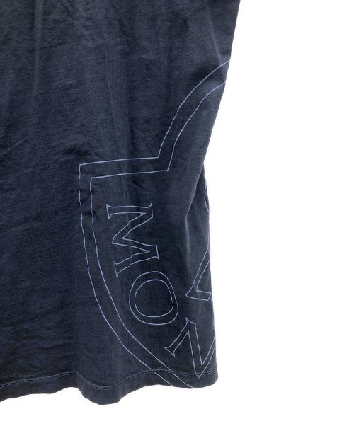 MONCLER（モンクレール）MONCLER (モンクレール) プリントTシャツ ブルー サイズ:-の古着・服飾アイテム