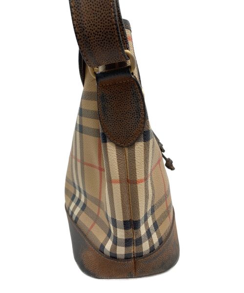 Burberrys（バーバリーズ）Burberrys (バーバリーズ) ノバチェック柄巾着ショルダーバッグの古着・服飾アイテム
