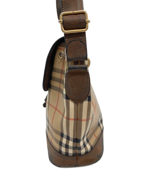 Burberrys（バーバリーズ）Burberrys (バーバリーズ) ノバチェック柄巾着ショルダーバッグの古着・服飾アイテム