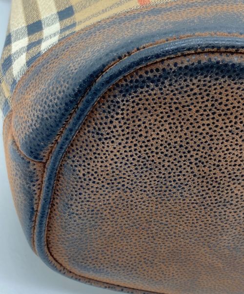 Burberrys（バーバリーズ）Burberrys (バーバリーズ) ノバチェック柄巾着ショルダーバッグの古着・服飾アイテム