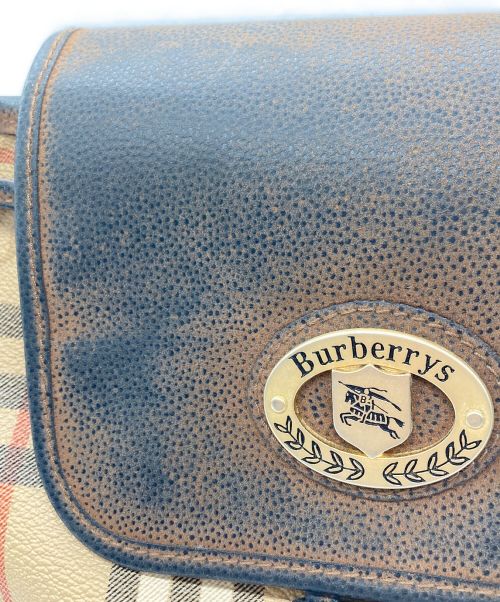 Burberrys（バーバリーズ）Burberrys (バーバリーズ) ノバチェック柄巾着ショルダーバッグの古着・服飾アイテム