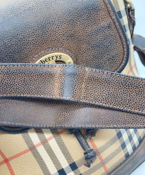 Burberrys（バーバリーズ）Burberrys (バーバリーズ) ノバチェック柄巾着ショルダーバッグの古着・服飾アイテム