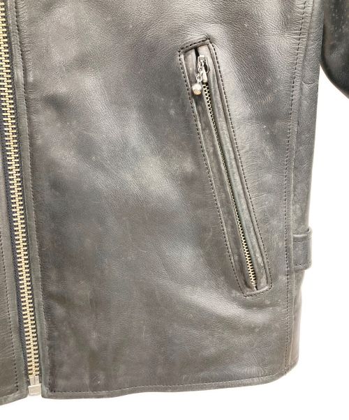 HARLEY-DAVIDSON（ハーレーダビッドソン）HARLEY-DAVIDSON (ハーレーダビッドソン) シングルライダースジャケット ブラック サイズ:XLの古着・服飾アイテム