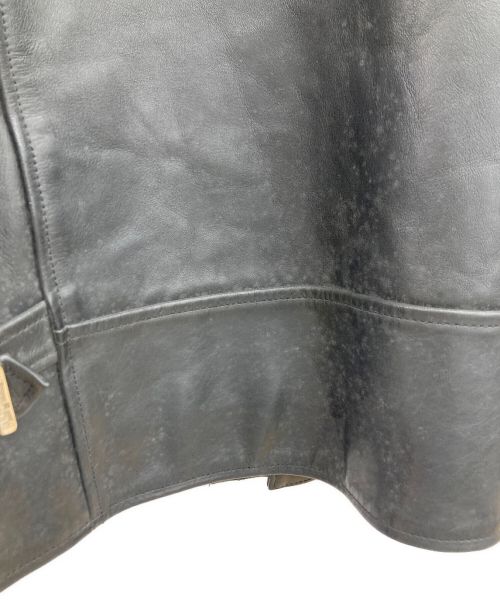 HARLEY-DAVIDSON（ハーレーダビッドソン）HARLEY-DAVIDSON (ハーレーダビッドソン) シングルライダースジャケット ブラック サイズ:XLの古着・服飾アイテム