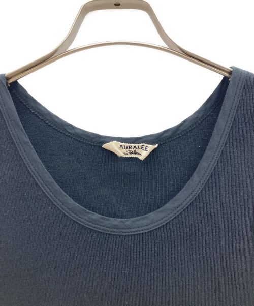 AURALEE（オーラリー）AURALEE (オーラリー) タンクトップ ブラック サイズ:Lの古着・服飾アイテム