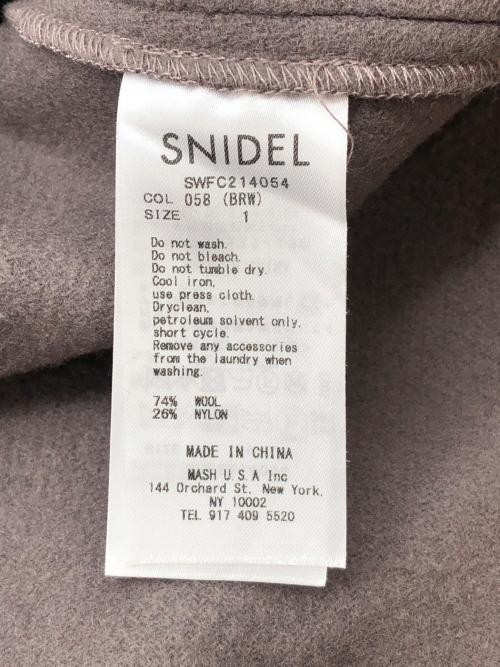Snidel（スナイデル）Snidel (スナイデル) ステンカラーリバーコート パープル サイズ:1の古着・服飾アイテム