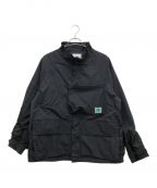 jieda×ellesseジエダ×エレッセ）の古着「ミリタリージャケットブルゾン」｜ブラック