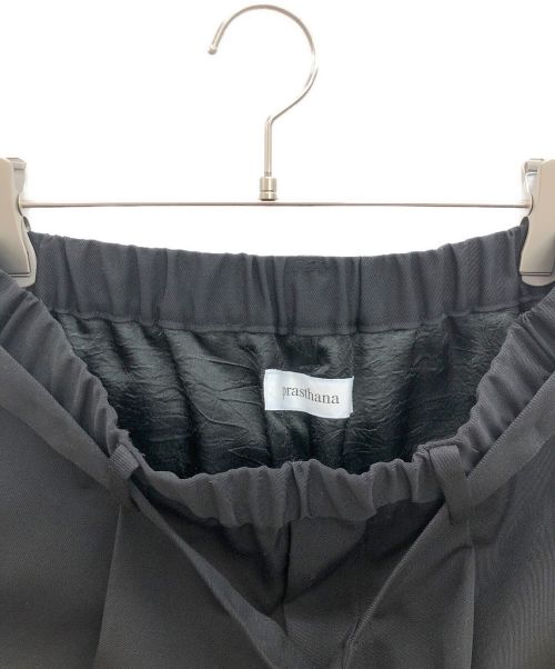 PRASTHANA（プラスターナ）PRASTHANA (プラスターナ) トラウザーパンツ ブラック サイズ:1の古着・服飾アイテム