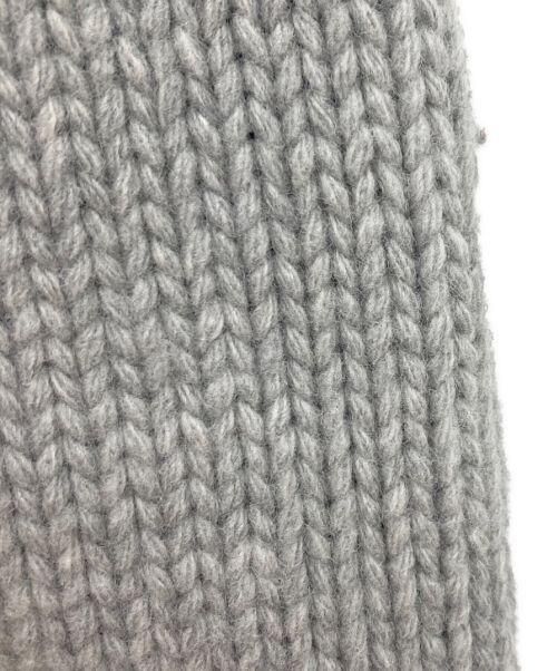 HERNO（ヘルノ）HERNO (ヘルノ) ウォーターレペレントナイロン×3ゲージウールハイブリッドダウンニットブルゾン グレー サイズ:48の古着・服飾アイテム