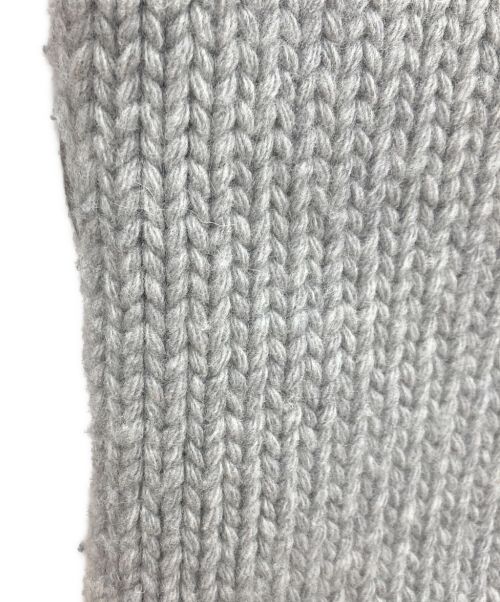 HERNO（ヘルノ）HERNO (ヘルノ) ウォーターレペレントナイロン×3ゲージウールハイブリッドダウンニットブルゾン グレー サイズ:48の古着・服飾アイテム