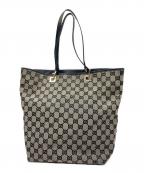 GUCCIグッチ）の古着「GGキャンバス」｜ベージュ×ブラック