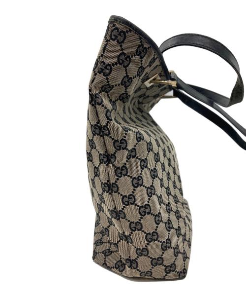 GUCCI（グッチ）GUCCI (グッチ) GGキャンバス ベージュ×ブラックの古着・服飾アイテム