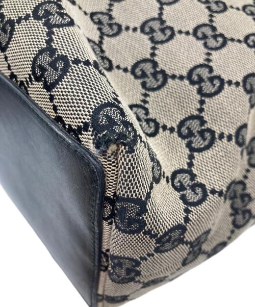 GUCCI（グッチ）GUCCI (グッチ) GGキャンバス ベージュ×ブラックの古着・服飾アイテム