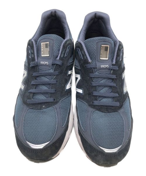 NEW BALANCE（ニューバランス）NEW BALANCE (ニューバランス) M990NV5 ネイビー×ブルー サイズ:US12の古着・服飾アイテム