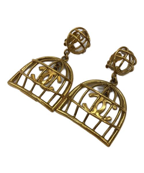 CHANEL（シャネル）CHANEL (シャネル) 鳥籠ココマーク ゴールドカラーの古着・服飾アイテム