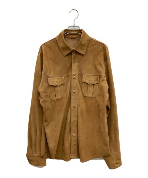 Cinquanta（チンクワンタ）Cinquanta (チンクアンタ) スウェードジャケット  キャメル サイズ:50の古着・服飾アイテム