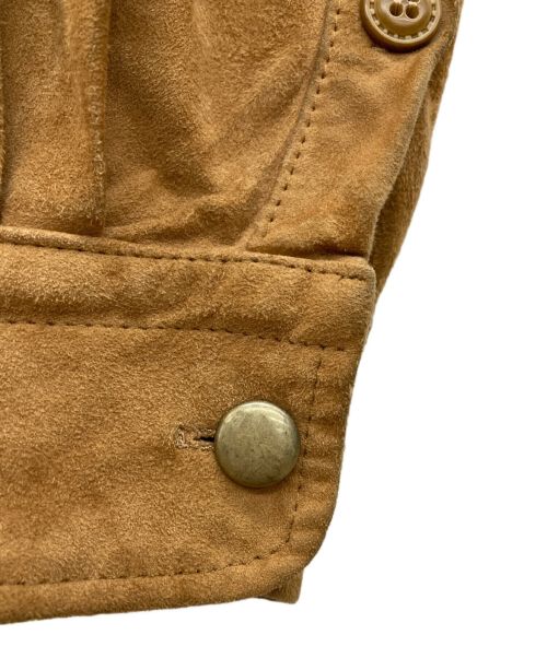 Cinquanta（チンクワンタ）Cinquanta (チンクアンタ) スウェードジャケット  キャメル サイズ:50の古着・服飾アイテム