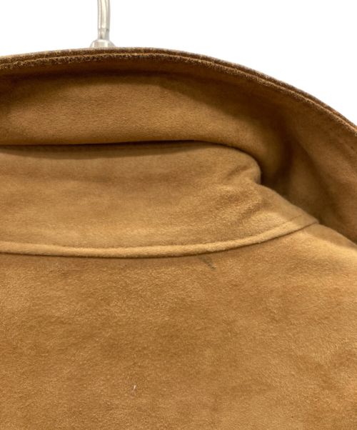 Cinquanta（チンクワンタ）Cinquanta (チンクアンタ) スウェードジャケット  キャメル サイズ:50の古着・服飾アイテム