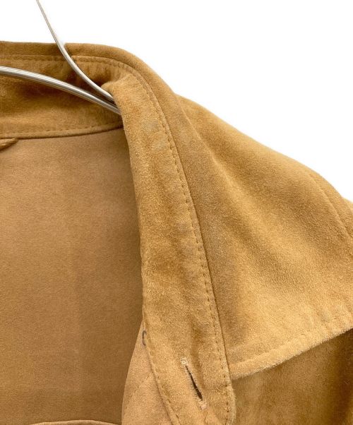 Cinquanta（チンクワンタ）Cinquanta (チンクアンタ) スウェードジャケット  キャメル サイズ:50の古着・服飾アイテム