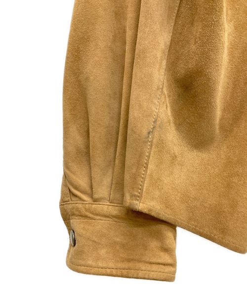 Cinquanta（チンクワンタ）Cinquanta (チンクアンタ) スウェードジャケット  キャメル サイズ:50の古着・服飾アイテム